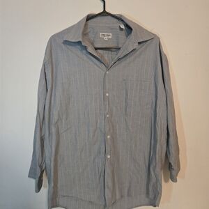 Giorgio Armani Gray Striped Shirt